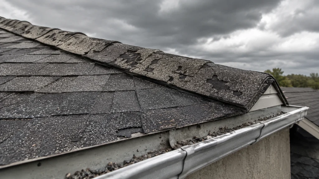Signs of Hail Damage on Asphalt Shingles 3