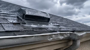 Signs of Hail Damage on Asphalt Shingles 4